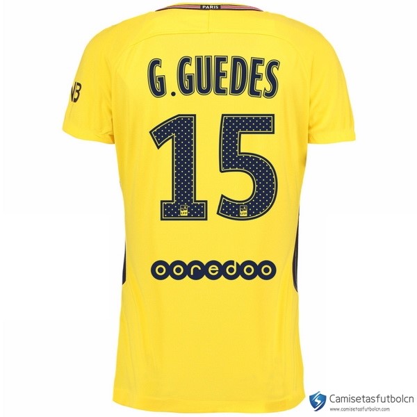 Camiseta Paris Saint Germain Segunda equipo G Guedes 2017-18
